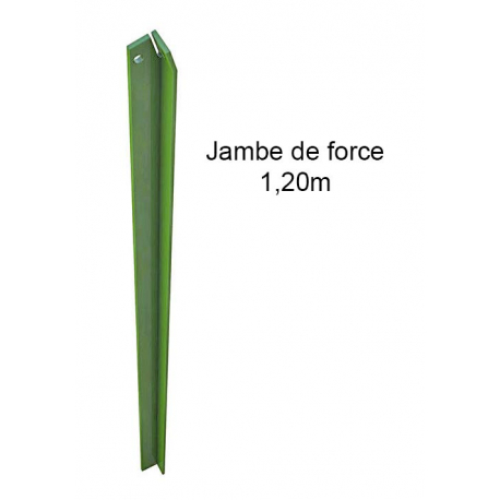 JAMBE FORCE VERT 120cm