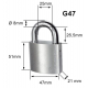 Cadenas 7x7 MUL-T-LOCK G47