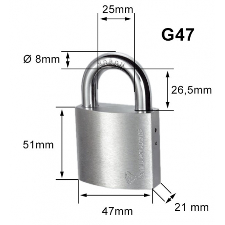 Cadenas 7x7 MUL-T-LOCK G47