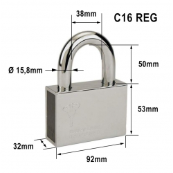 Jekosa JKB-50 [Étanche] Cadenas Extérieur et Robuste à Combinaison - [Sans  Clé] Combinaison à 4 Chiffres pour Cabanons, Portails39