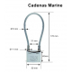 Cadenas 50mm marine cable inox