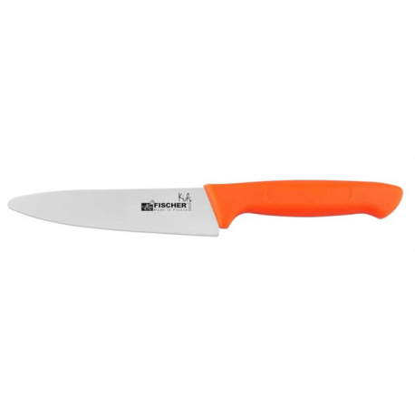 Chef 15 cm arrondi manche orange, sur carte cadeau