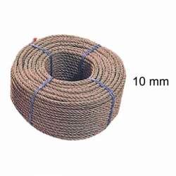 Corde en fibre de verre 10 mm rigide 2 mètres pour poêle à granulés