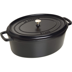 Cocotte ovale 27cm noir mat