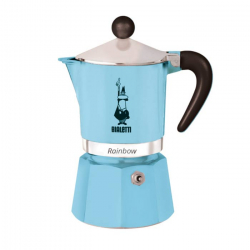Cafetière Rainbow bleu-ciel 3 tasses