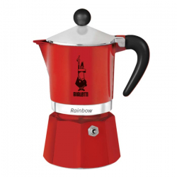 CAFETIERE RAINBOW ROUGE 3T