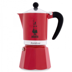 Cafetière Rainbow rouge 6 tasses de BIALETTI