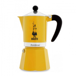 CAFETIERE RAINBOW JAUNE 6T