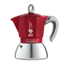 CAFETIERE MOKA INDUCTION - ROUGE - 2T