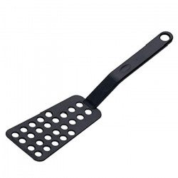 Spatule noire perforée en nylon