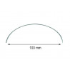 Carrelet courbe de 100 mm de long