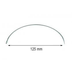 Carrelet courbe de 125 mm de long