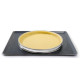 CERCLE A TARTE INOX HT 2CM BORD ROULE Ø 24 CM