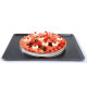 CERCLE A TARTE INOX HT 2CM BORD ROULE Ø 24 CM