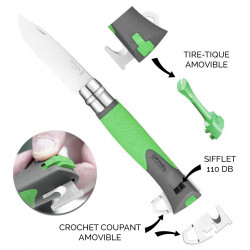 OPINEL OUTDOOR EXPLORE N°12 VERT tire-tique