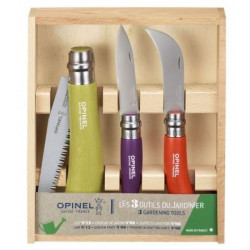 COFFRET OPINEL 3 OUTILS JARDIN