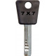 Clé 7X7 Mul-t-lock profil 076