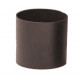 Manchette en acier émaillé marron 97 mm