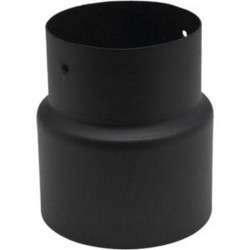 Réduction en acier émaillé noir mat femelle 97 mm et mâle 83 mm