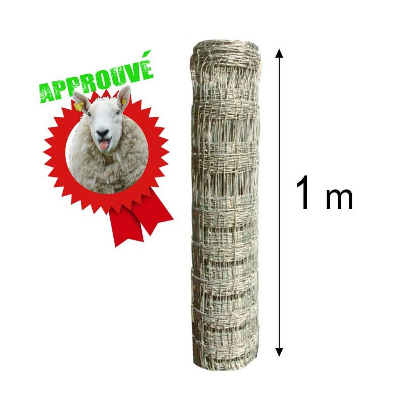 50 m x 1 m grillage pour volière, grille métallique, grillage soudé,  grillage noué, clôture en fil de fer - Cdiscount Jardin