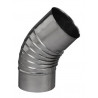 Coude plissé de 45° de 111 mm en INOX 304
