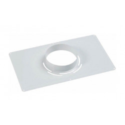 Plaque de propreté blanche 300x500mm pour conduit de 97 mm