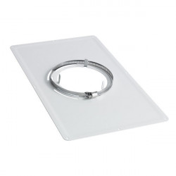 Plaque de propreté blanche 300x500mm pour conduit de 111 mm