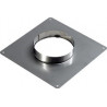 Plaque étanchéité inox 350 X 350 pour tuyau de 200mm