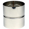 Manchette en acier inoxydable Femelle - Femelle 83mm