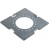 Plaque écart feu OPSINOX double paroi 153x200mm pour conduits DUOTEN