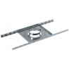 Support de plancher double paroi Opsinox GALVA 80X130mm