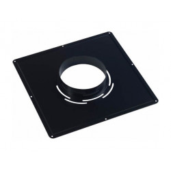 PLAQUE PROPRETE INOX NOIR 40X40 97