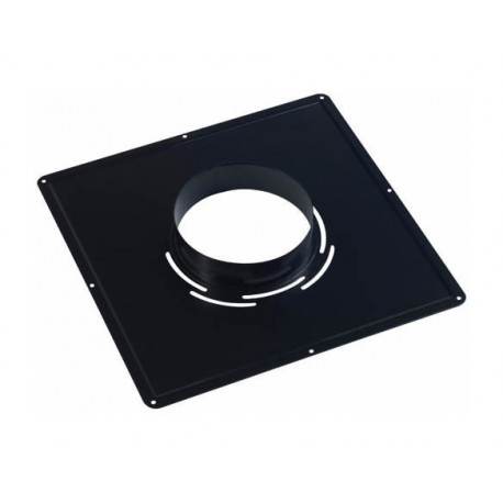 PLAQUE PROPRETE INOX NOIR 40X40 97