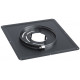 PLAQUE PROPRETE INOX NOIR 40X40 125