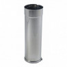 Tuyau coulissant en inox 153x50 en INOX 304
