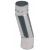 Coude télescopique 30° de 180 mm en INOX 304