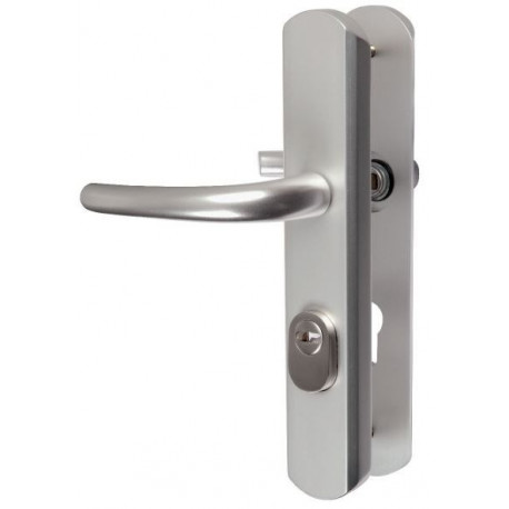 Ensemble de porte Vachette SECUMAX sécurisé argent