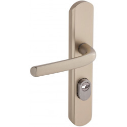 ENSEMBLE DE PORTE SECUMAX DOUBLE BEQUILLE CHAMPAGNE