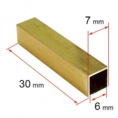 Fourreau 6x7x30 mm