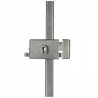 Serrure 3 points horizontale tirage gauche gris 8800 Vachette