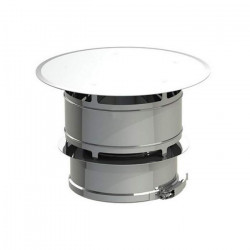 CHAPEAU ANTI-VENT INOX ISOLE 80mm/130mm