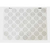 TAPIS CUISSON SILICONE MACARONS 40x30CM (44 REPERES)