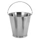 SEAU INOX GRADUE 12L A PIED