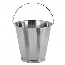 SEAU INOX GRADUE 12L A PIED