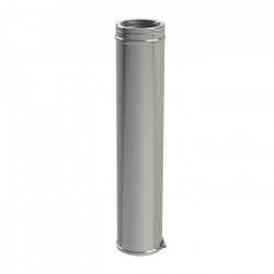 CONDUIT 1000mm DUO INOX304/GALVA 180-230 +bride