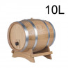 Tonneau 10L en chêne pour cubi Bag-in-box