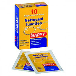 LINGETTES NETOYANT LUNETTES par 10
