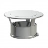 Chapeau plat en inox DUOTEN 150 et 200 mm avec bride de sécurité