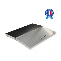 Couvercle inox pour plancha TONION LAGOA 3 feux