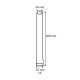 VERRE LAMPE PETROLE 14" (33/53mm)